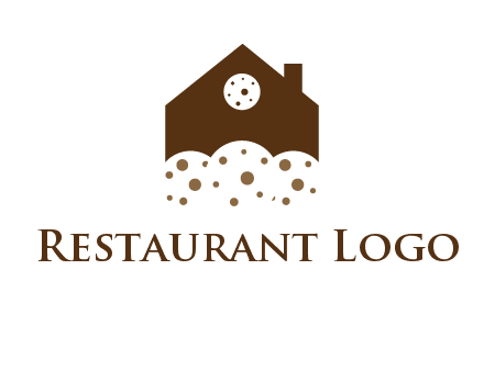 home cookie food logo