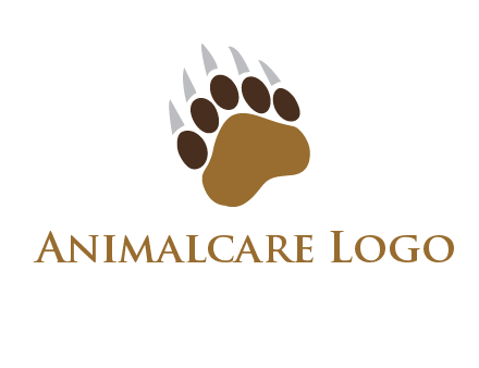 tiger paw wild life logo