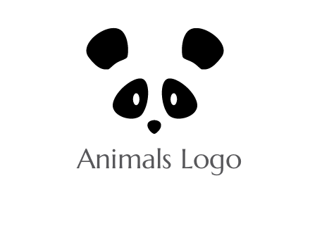 panda face gift logo