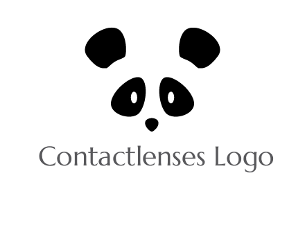 panda face gift logo