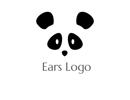 panda face gift logo