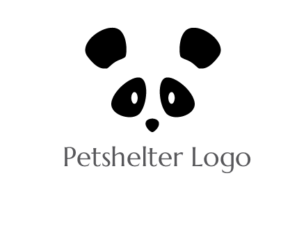 panda face gift logo
