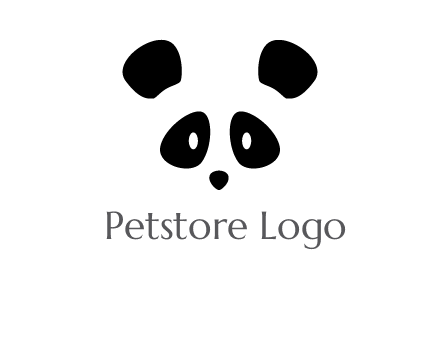 panda face gift logo