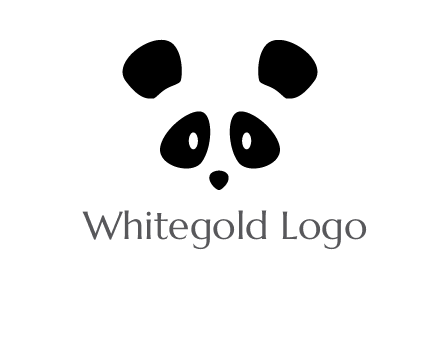 panda face gift logo