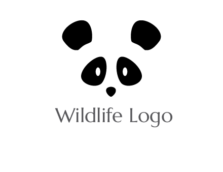 panda face gift logo