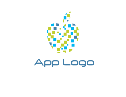 boxes forming apple logo