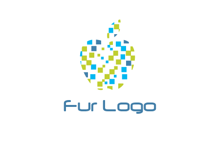 boxes forming apple logo