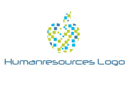 boxes forming apple logo