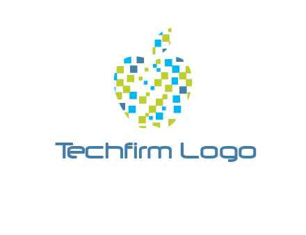 boxes forming apple logo