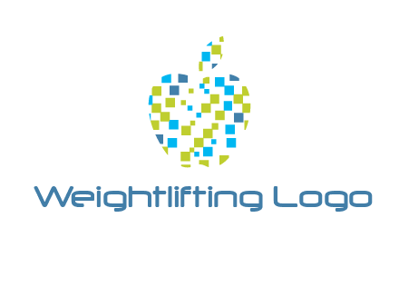 boxes forming apple logo