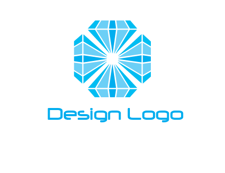 diamonds in square jewelry logo