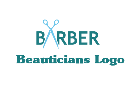 scissor barber logo