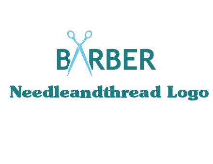 scissor barber logo