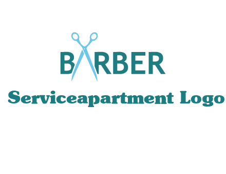 scissor barber logo