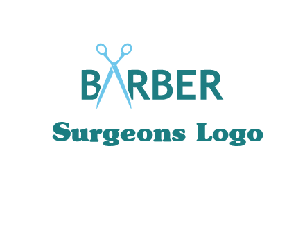 scissor barber logo