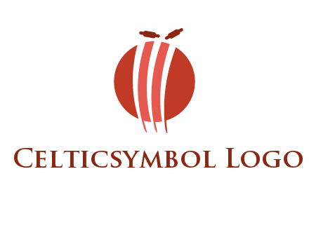 wicket on ball sports logo