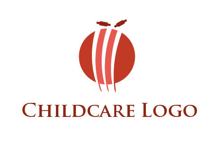 wicket on ball sports logo