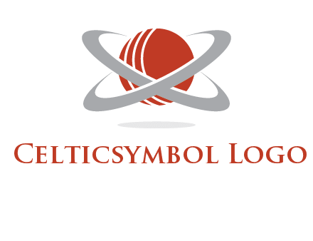 cricket ball with swoosh sports logo