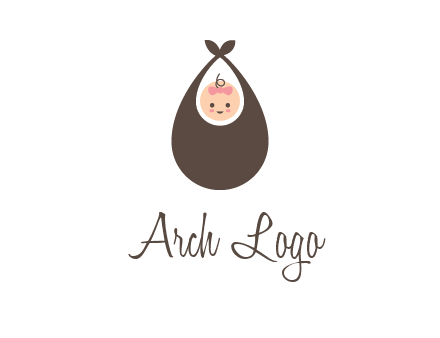 baby bib childcare logo