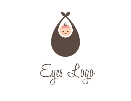 baby bib childcare logo