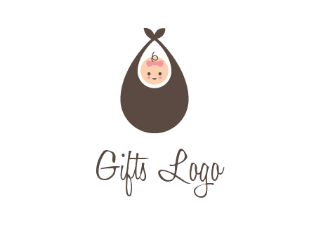 baby bib childcare logo