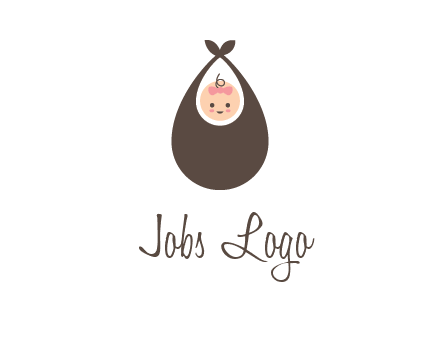 baby bib childcare logo