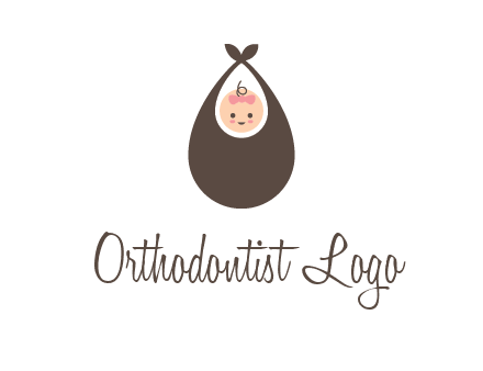 baby bib childcare logo