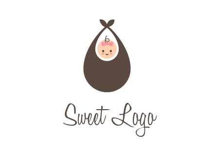 baby bib childcare logo