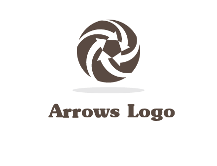 arrows in circle finance logo