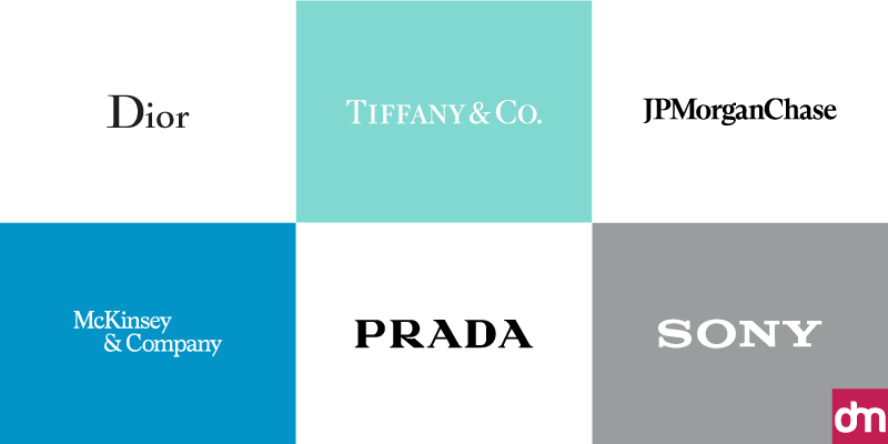  Logos with serif fonts