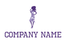 women standing wearing skirt clothing logo