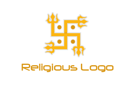 swastika Hinduism logo