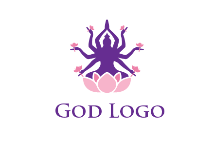 multi armed goddess logo