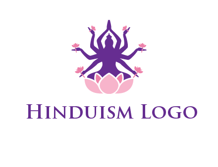 multi armed goddess logo