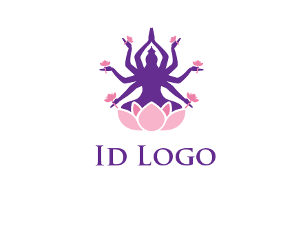 multi armed goddess logo