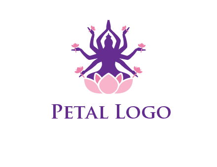 multi armed goddess logo