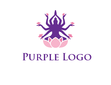 multi armed goddess logo