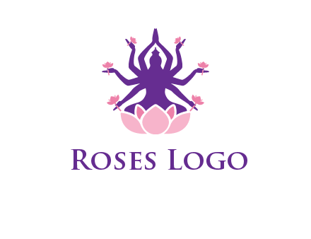 multi armed goddess logo