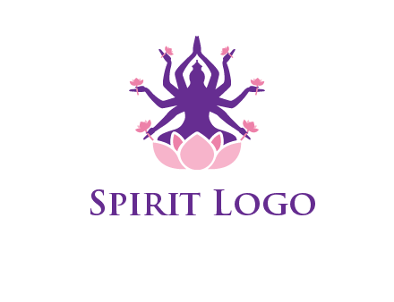 multi armed goddess logo