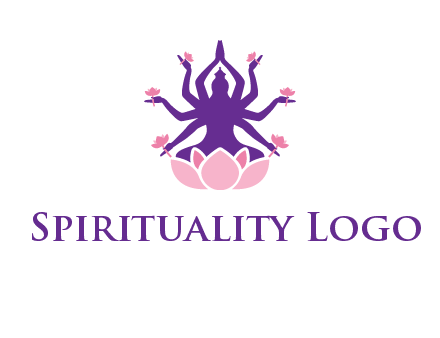 multi armed goddess logo