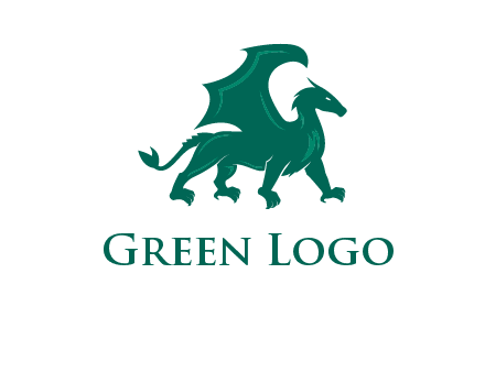 green dragon graphic