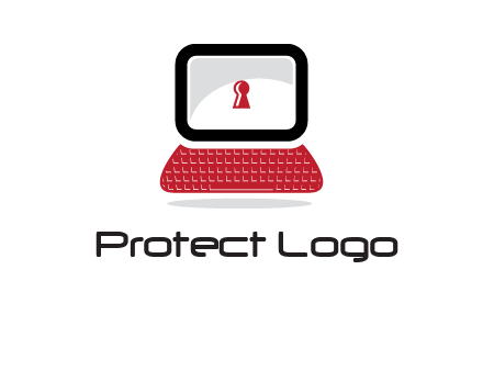 laptop security computer logo