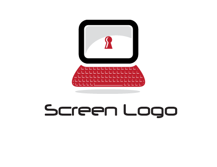 laptop security computer logo