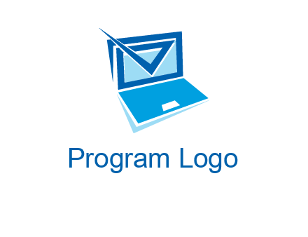 triangle shape in laptop