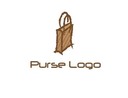 grunge shopping logo