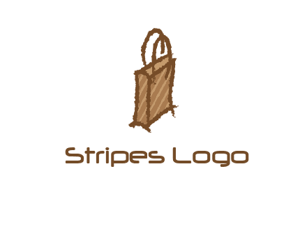 grunge shopping logo