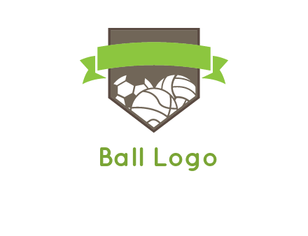 balls in shield logo