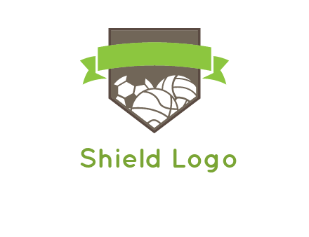 balls in shield logo