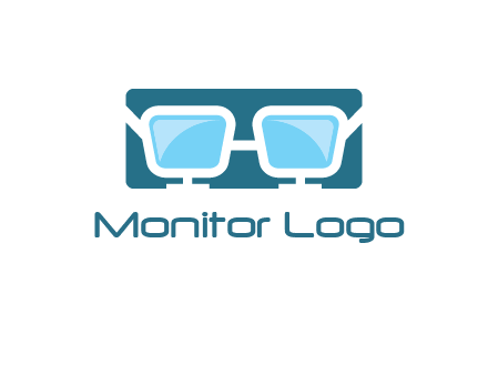 glasses with monitor icon