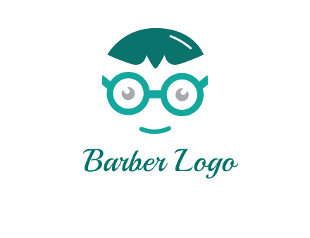 smiling face with glasses logo